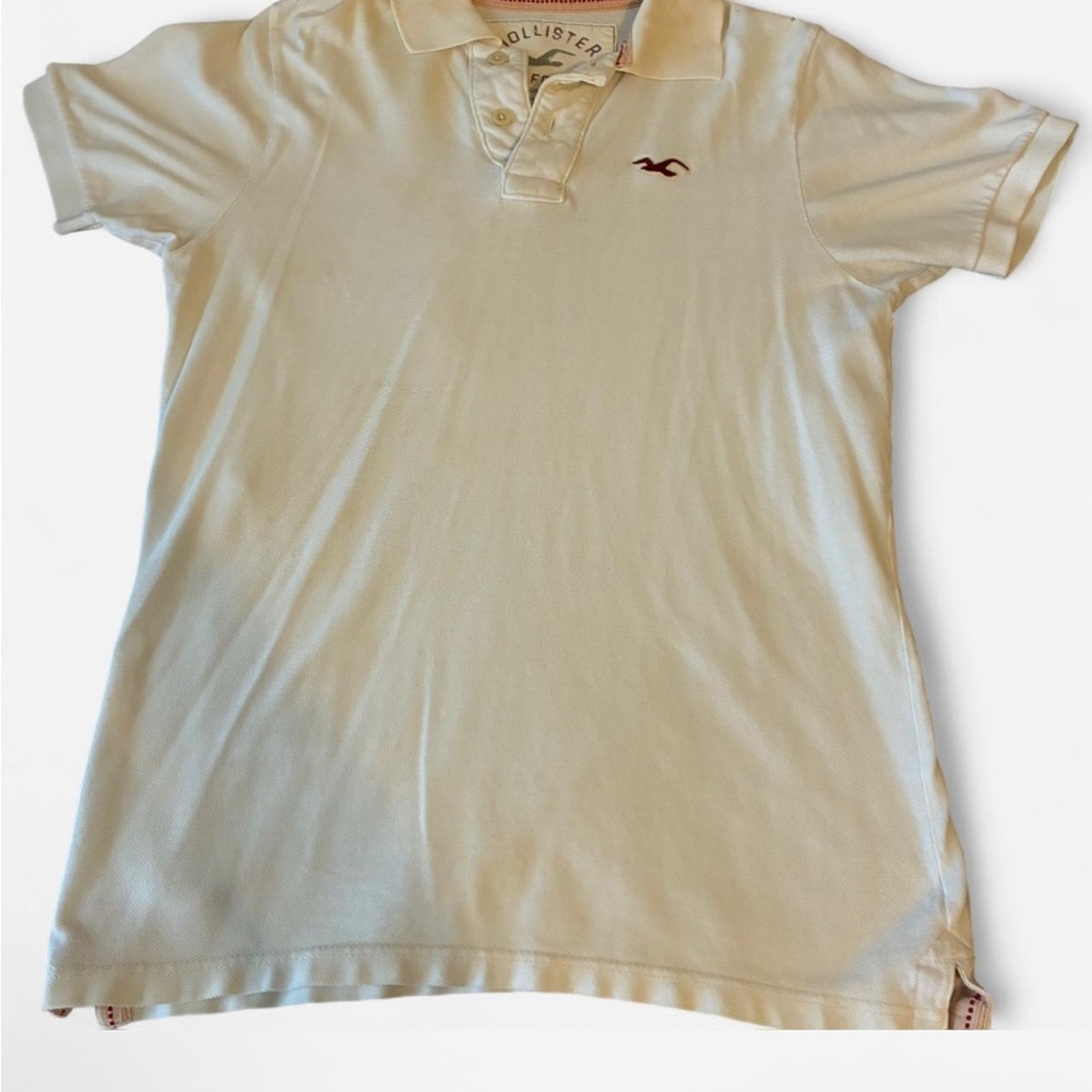 Hollister Kids Cream Polo Shirt